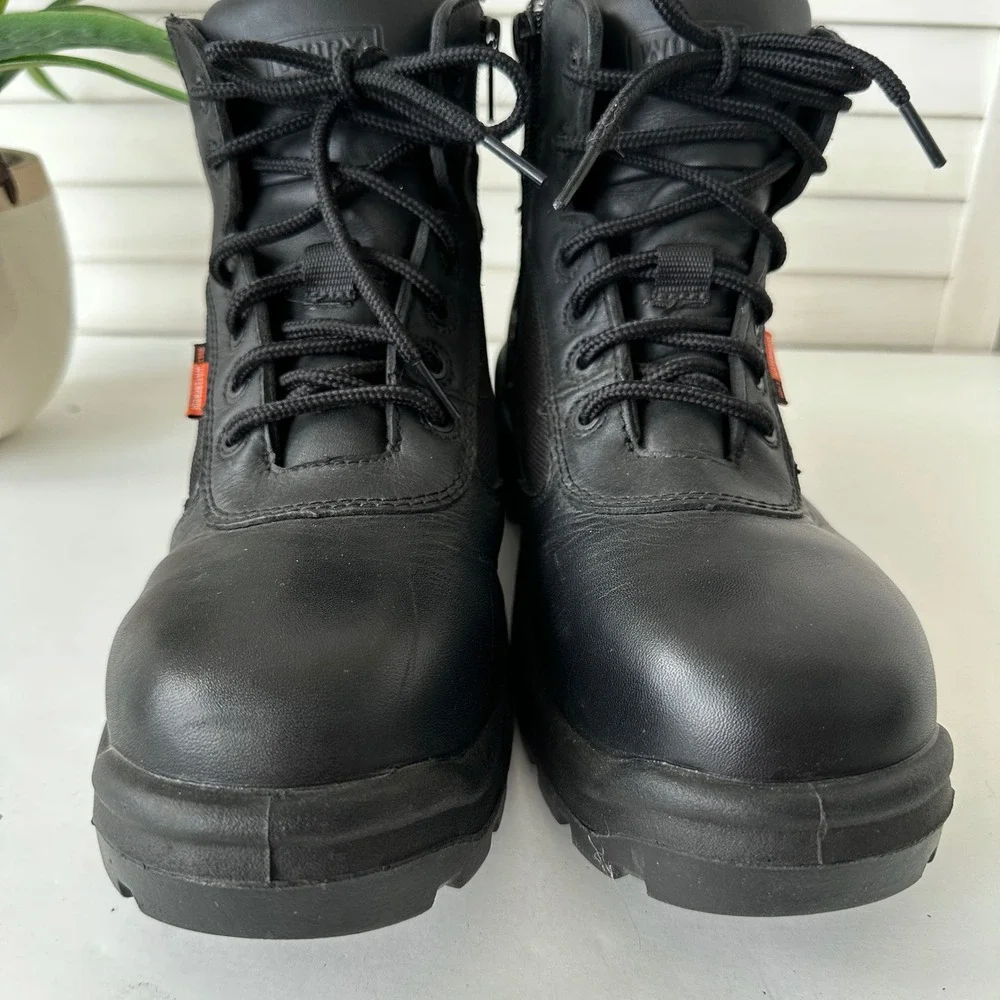 Worx Red Wing Electrum 5611 Mens 8.5 M Waterproof Safety Toe Side Zip Work Boots